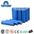 3.7V Cylinderical 18650 batería recargable del ion de Li 2000 mAh Vida larga y respetuosa del medio ambiente para las linternas